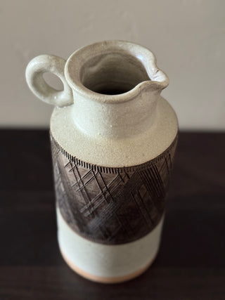 Bitossi Aldo Londi Italy | Tall Pitcher Sgraffito