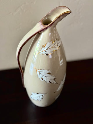 Bitossi Italy Cream & Gold Pitcher | Signed & Numbered