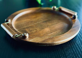 Vermillion Walnut Classic MCM Tray