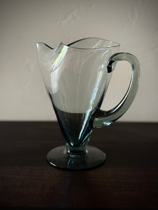 Rare Italian Smoked Glass Martini Set