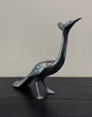 MCM Silver Peacock Figurine