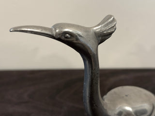 MCM Silver Peacock Figurine