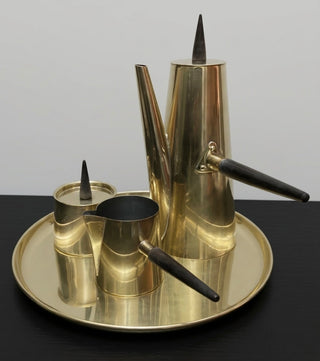 Vintage Brass MCM Espresso Set | Portugal