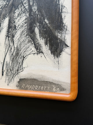 Expressionist Horse Oil Painting | Signed & Dated 1960