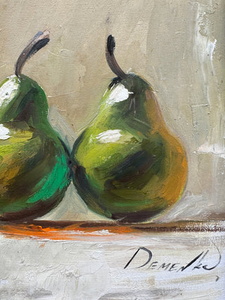 Still Life, Pears | Original Oil Painting {Framed}