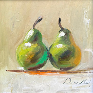 Still Life, Pears | Original Oil Painting {Framed}