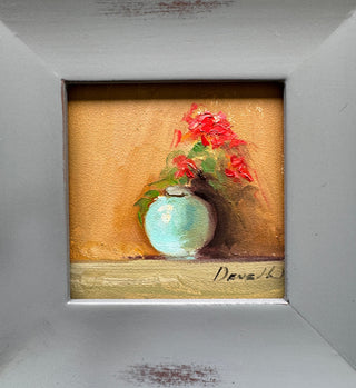 Still Life, Mini Floral #2 | Original Oil Painting {Framed}