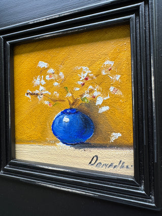 Still Life, Mini Floral #1 | Original Oil Painting {Framed}