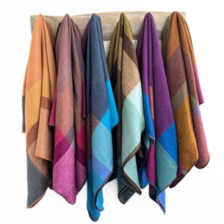 Alpaca Throw Blanket | Sunset