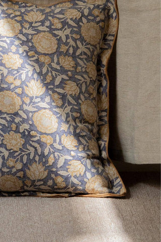 Riva Pillow | Block Print Floral
