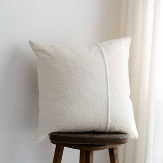 Matelassé Pillow Cover | Soft White
