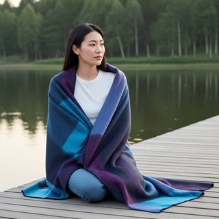 Alpaca Throw Blanket | Nightfall