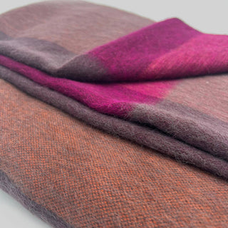 Alpaca Throw Blanket | Sunset