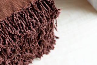 Oversized Woven Hand Towel | Cinnamon