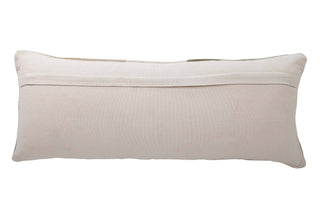 Handmade Geo Shapes Lumbar Pillow | Sage Green