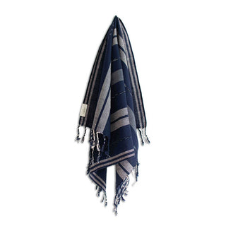 Oversized Woven Hand Towel | Indigo